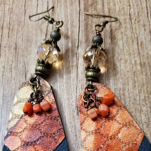 Genuine Leather Earrings